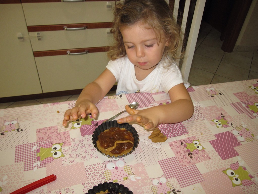 Merenda bambini: crostatine alla marmellata