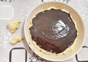 crostata al cioccolato fondente