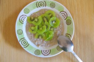 colazione con il porridge