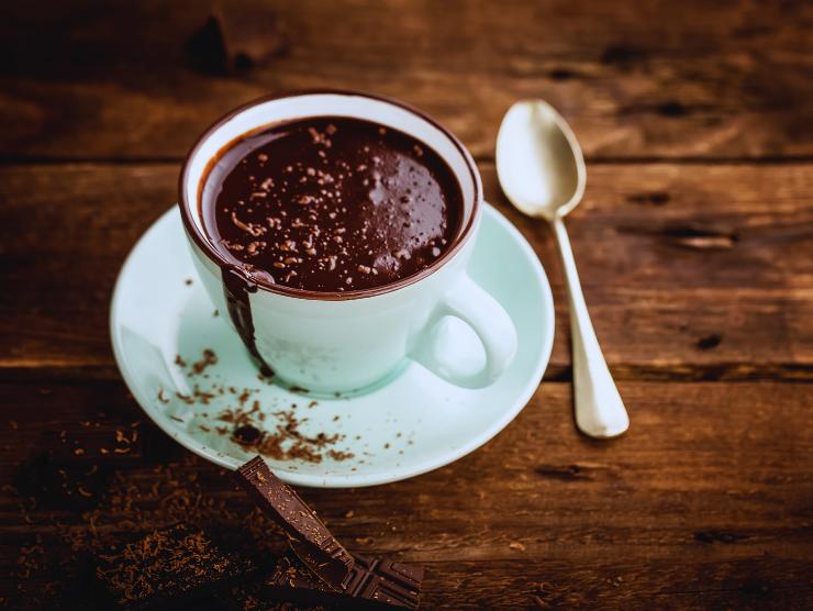 cioccolata calda in tazza